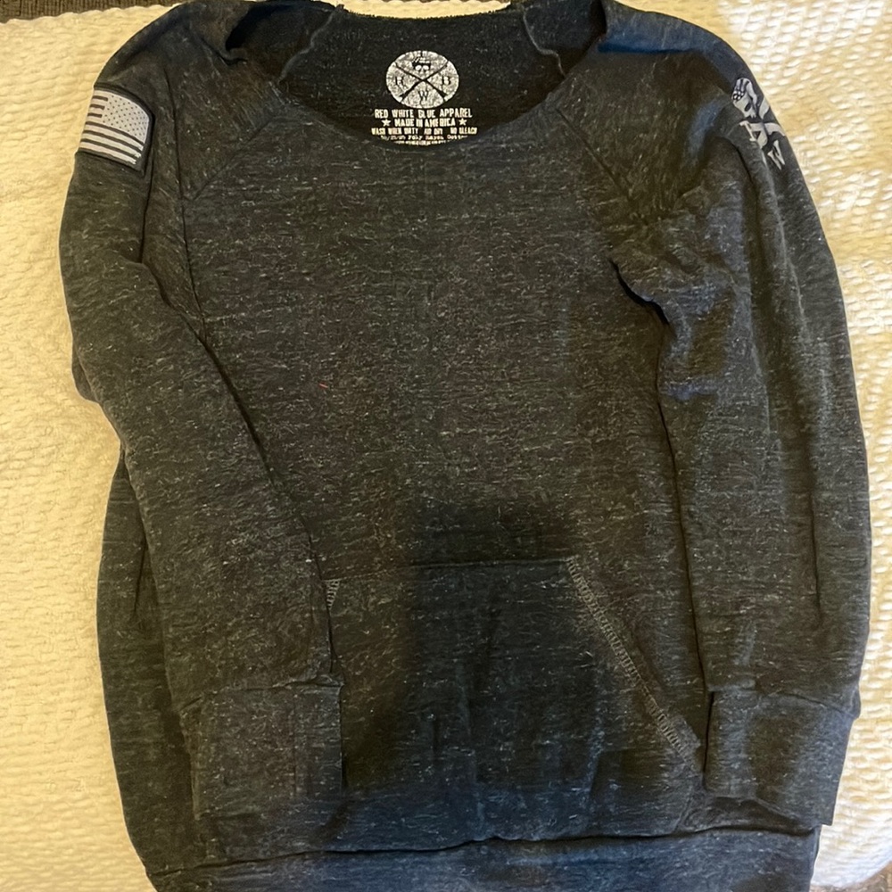 Red white and blue apparel sweater